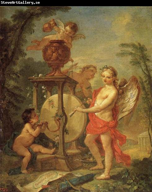 Natoire, Charles Joseph Cupid Sharpening His Arrow